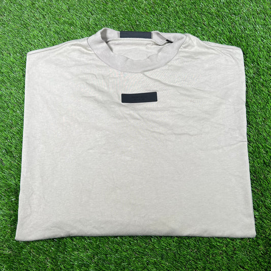 Fear of God FOG Essentials Stone Logsleeve Size XL USED x14717