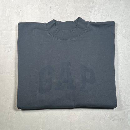 Yeezy Gap Dove Black Oversized Tee Size Large USED x17498