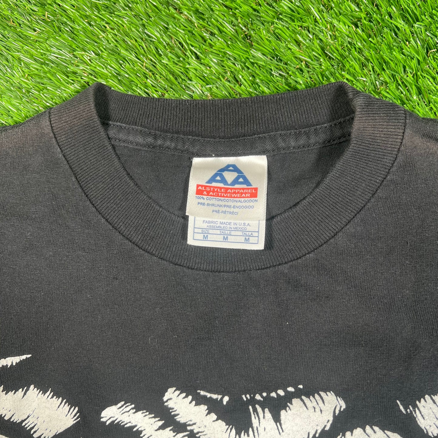 2002 WWE Brock Lesnar "Brock" Black Tee Size Small USED v18152