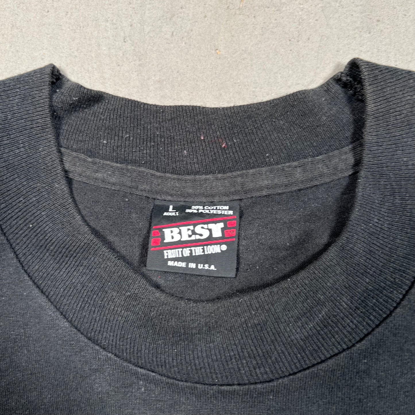 1990s "It's a Jesus Thing" Black Double Sided Tee Size Large USED v14382