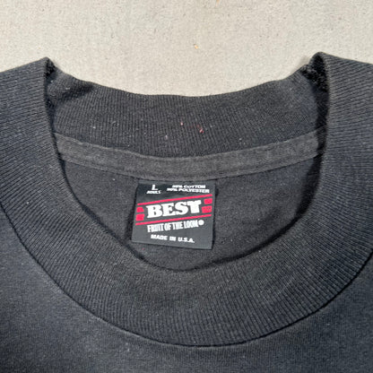 1990s "It's a Jesus Thing" Black Double Sided Tee Size Large USED v14382