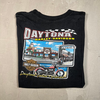 2002 Harley Davidson Black "Lookalikes" Tee Size 3XL USED v19406