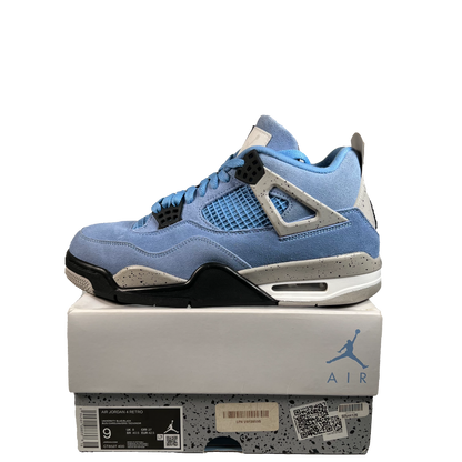 Jordan 4 University Blue (2021) Size 9 USED s22372
