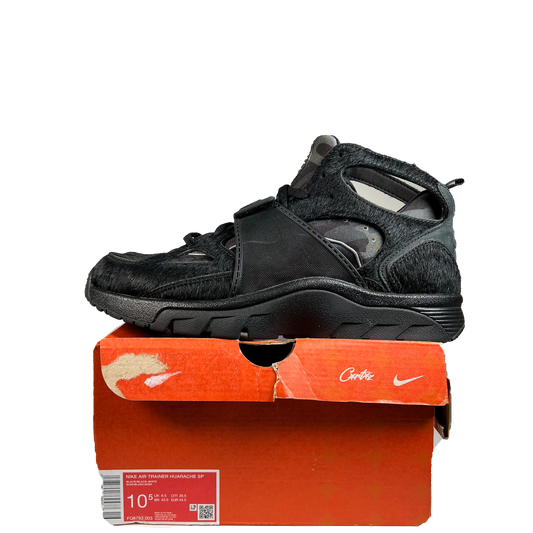 Nike Air Trainer Huarache Corteiz Black (2024) Size 10.5 USED s21459