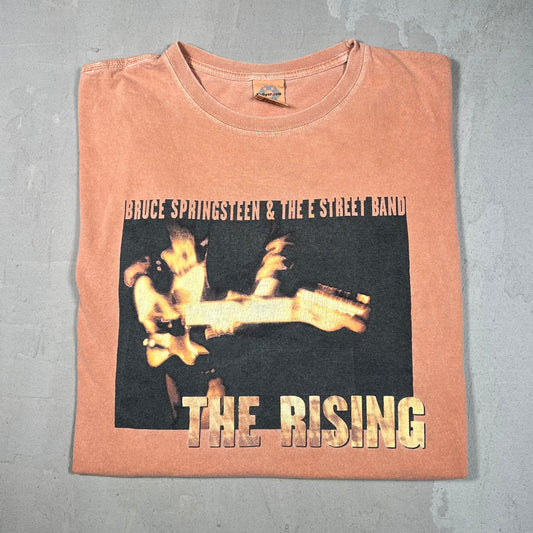 2003 Bruce Springsteen E Street Band The Rising Brown Tee Size Medium USED v19136