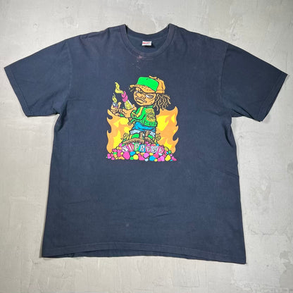 Supreme Molotov Kid Tee Navy (2019) Size XL USED x18621