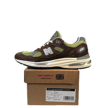 New Balance 991v2 MiUK Danielle Cathari Kith Reverse Matcha (2025) Size 7.5 NEW s20292