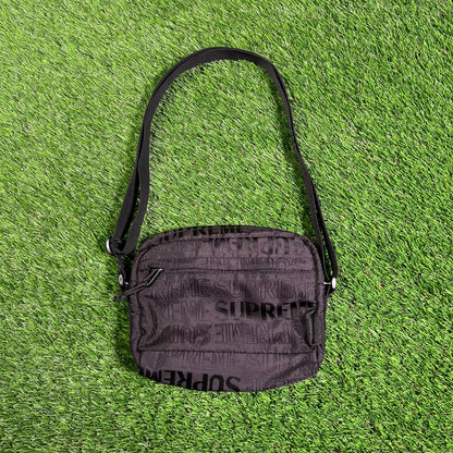 Supreme 2019 Repeat Black Sling Bag USED x16067