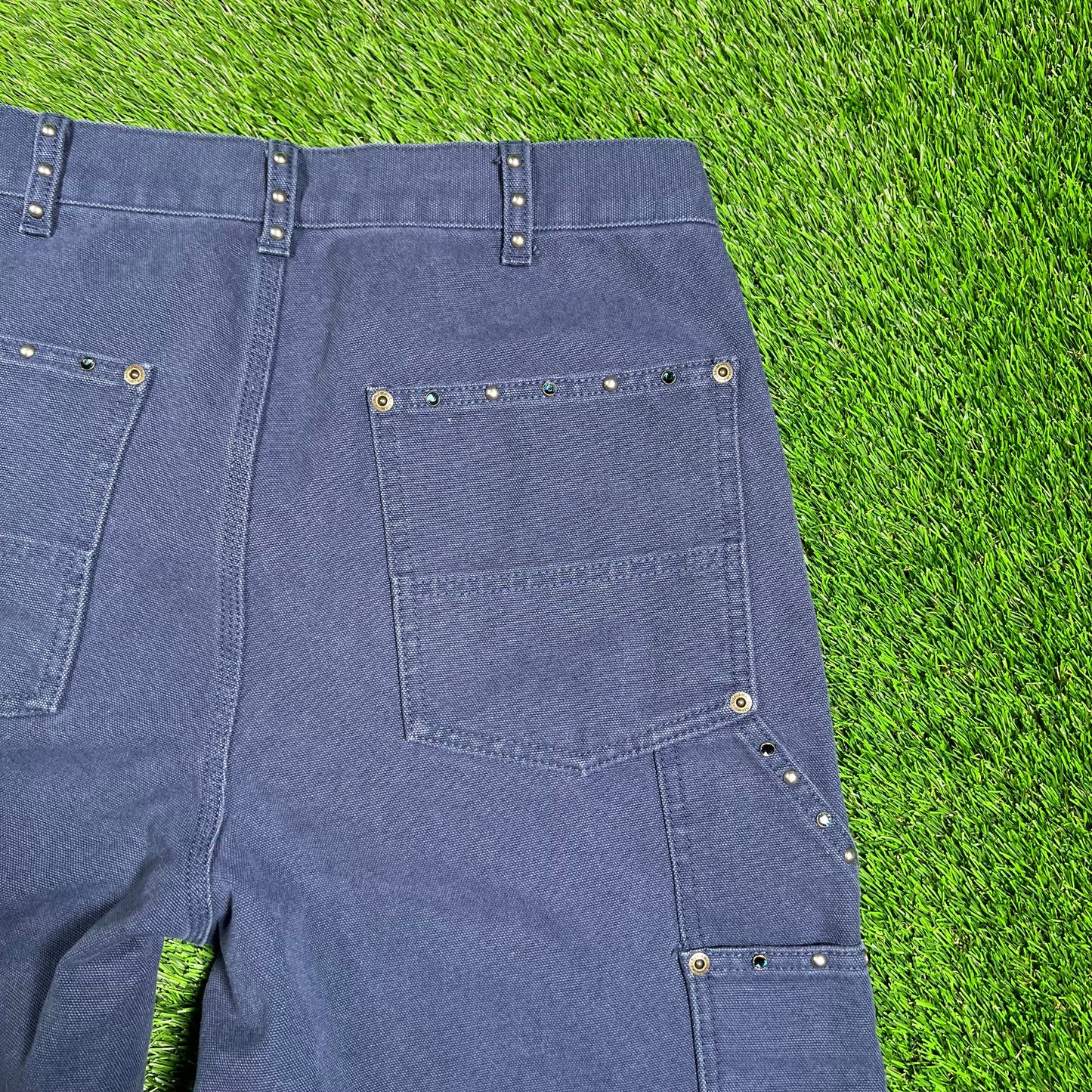 Supreme b.b. Simon Quilted Double Knee Painter Navy Pant Size 30 USED x16013