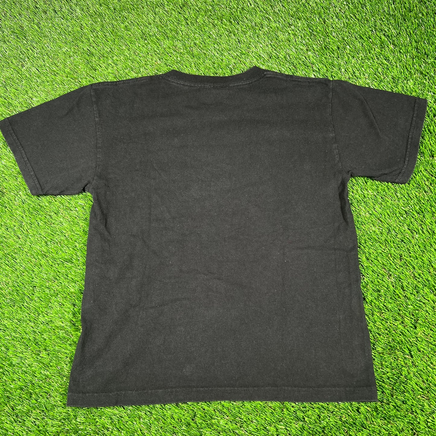 Y2K Marvel Ghostrider Black Tee Size Small USED v16878
