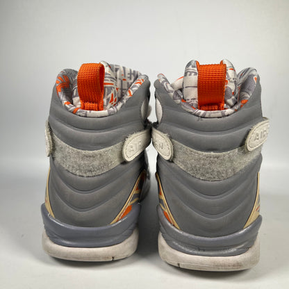 Jordan 8 Orange White (2007) Size 8.5 USED s16587