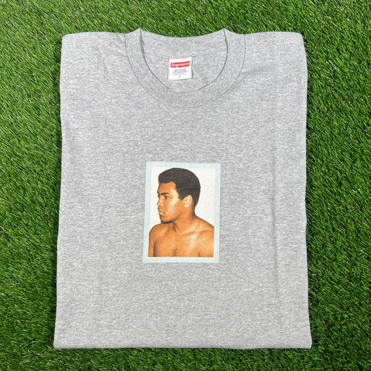 Supreme Ali 2016 Photo Grey Tee Size Large NEW x14513
