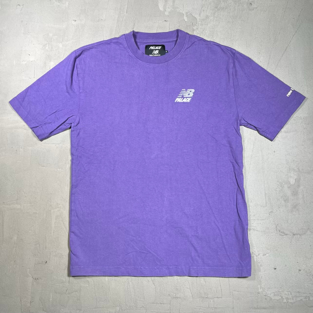 Palace New Balance Purple Tee Size Medium USED x18285
