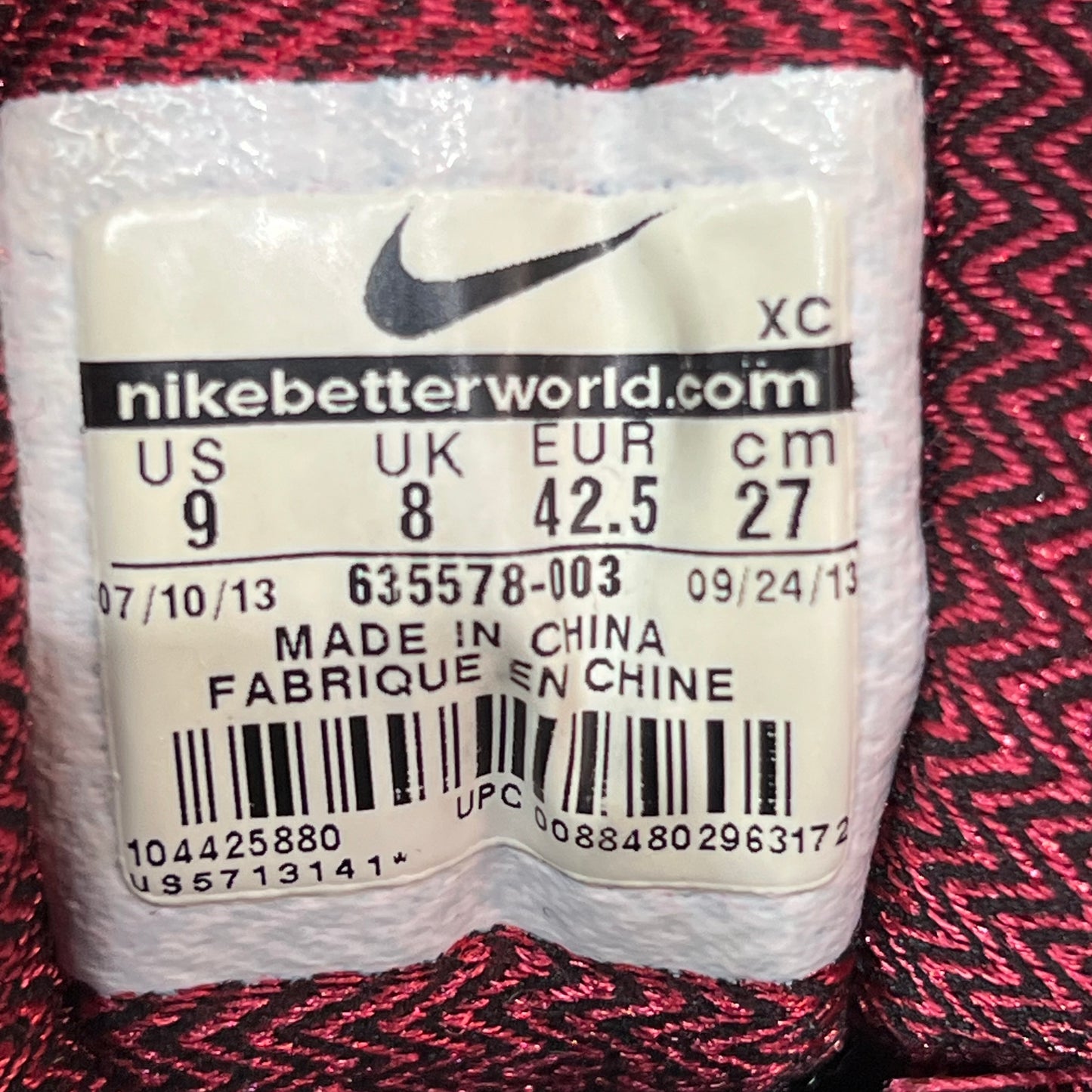Nike Kobe Venomenon 4 Glow in the Dark (2014) Size 9 USED s20808