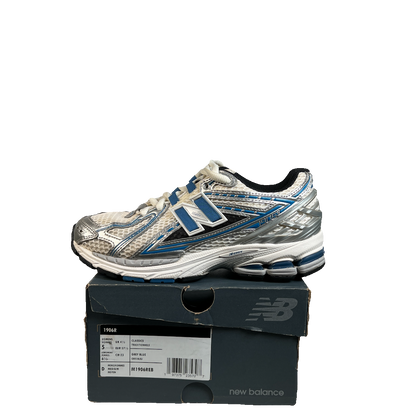 New Balance 1906R Silver Metallic Blue Agate (2023) Size 5 USED s22879
