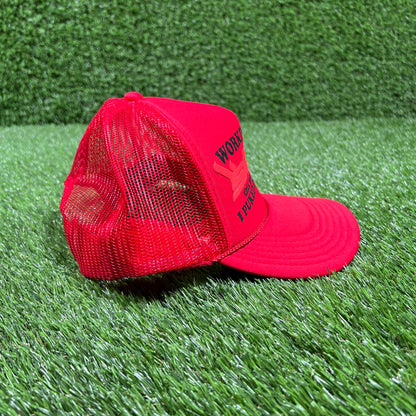 Sicko Workin Like A Red Trucker Hat USED x14746