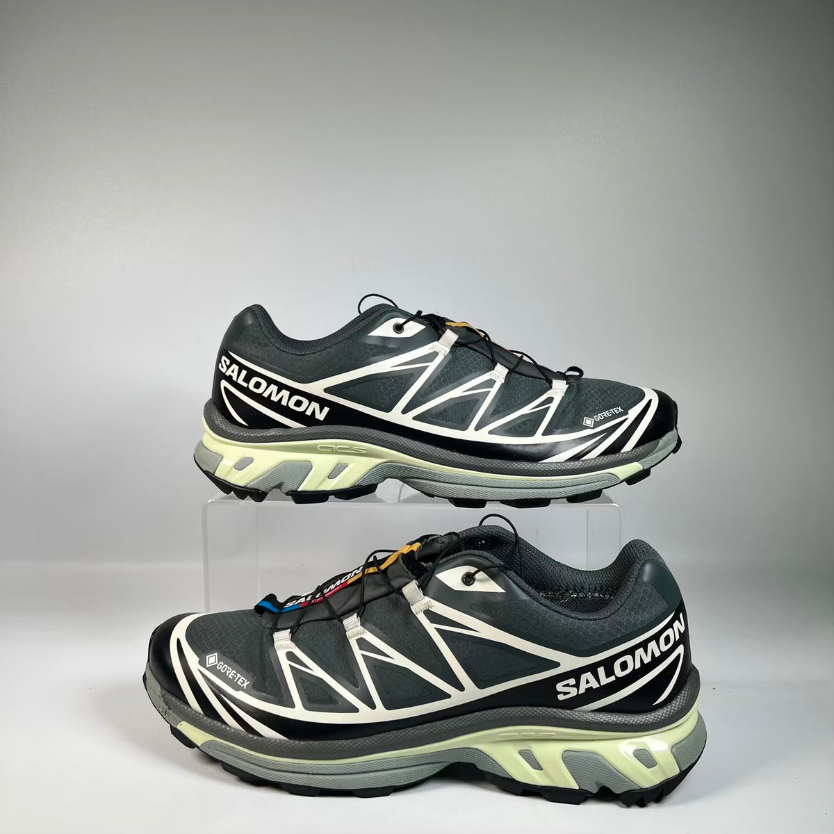 Salomon XT-6 Gore Tex Black Lime (2024) Size 10.5 USED s23535