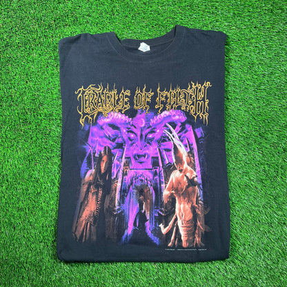 2011 Cradle of Filth Tortured Soul Asylum Black Tee Size XL USED v18679