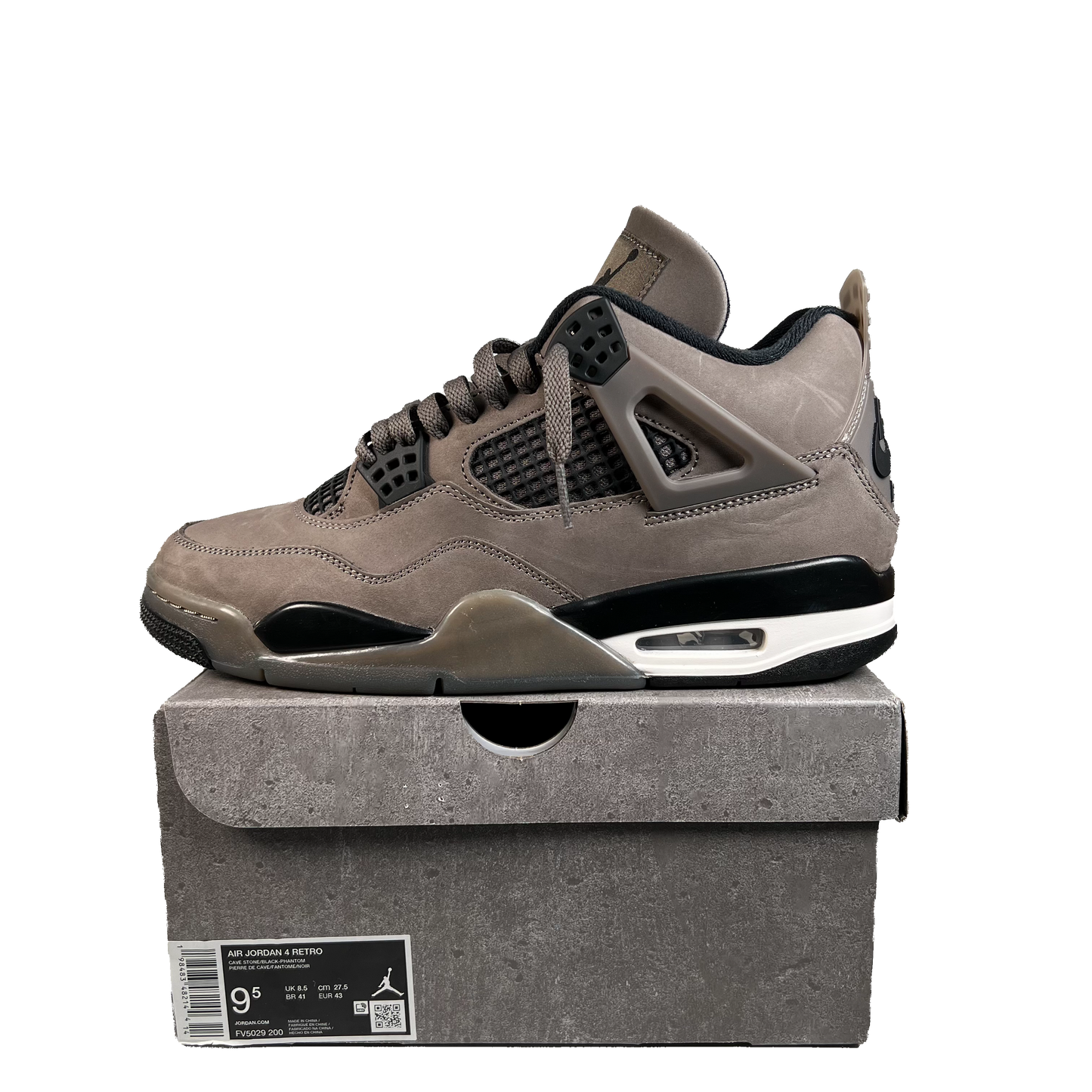Jordan 4 Cave Stone (2025) Size 9.5 USED s22159