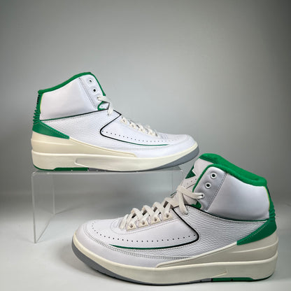 Jordan 2 Lucky Green (2023) Size 10 USED s22124