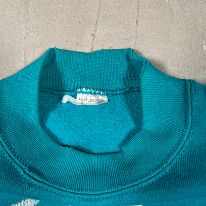 2Pac I get a round crewneck teal Size Medium USED v12442