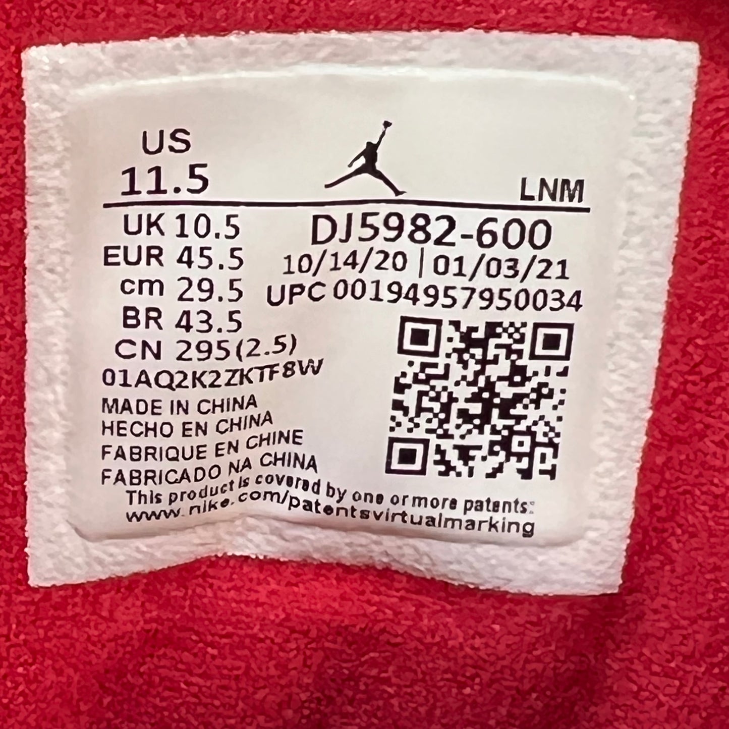 Jordan 13 Gym Red Flint Grey (2021) Size 11.5 USED s20073