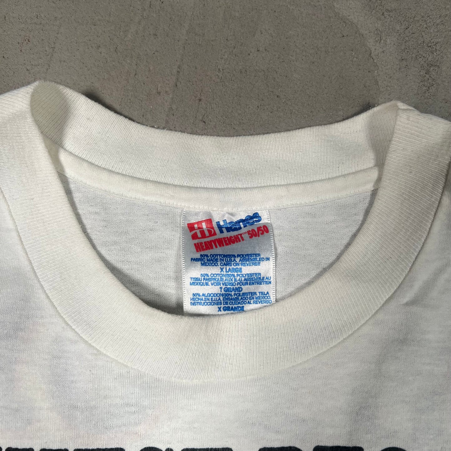 Vintage Jesus One Of These People Can Save Your Soul Tee white Size XL USED v13939
