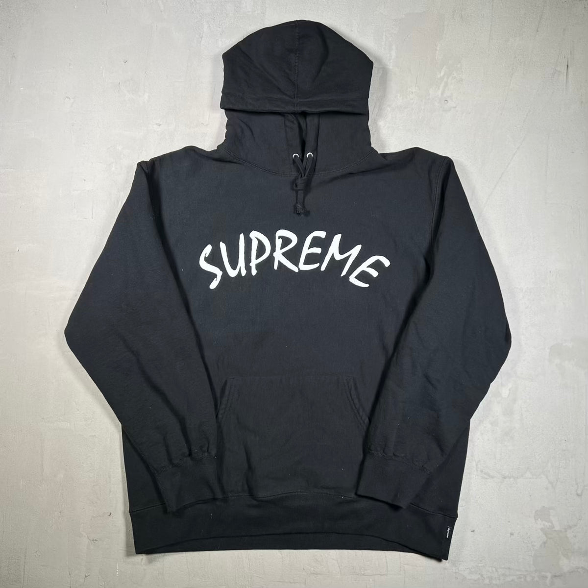 Supreme FTP Arc Logo Black Hoodie (2021) Size Large USED x18945