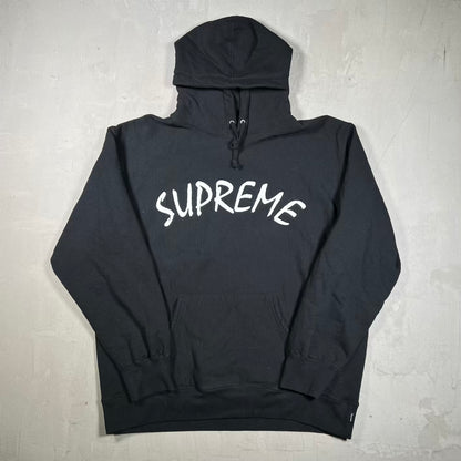 Supreme FTP Arc Logo Black Hoodie (2021) Size Large USED x18945