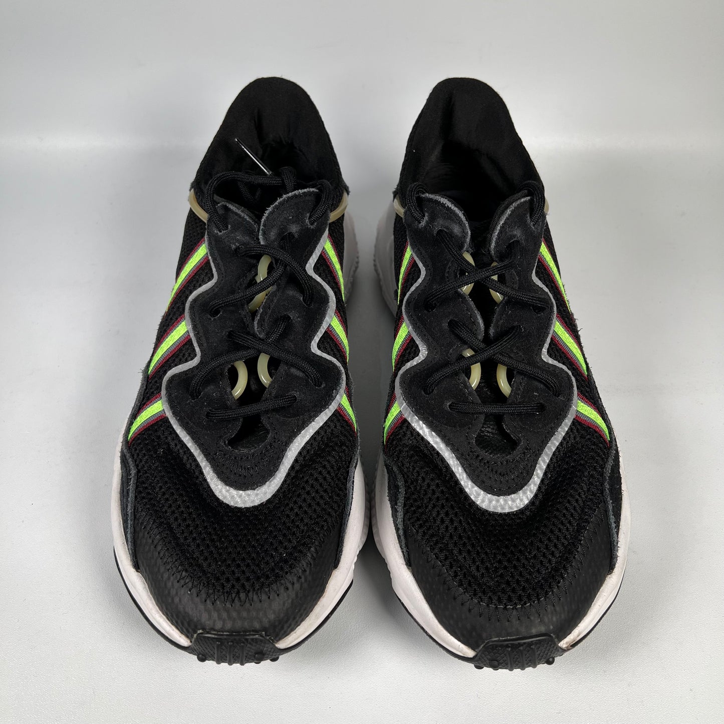 Adidas Ozweego Core Black Solar Green (2019) Size 10 USED s19483
