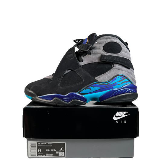 Jordan 8 Aqua (2025) Size 9 USED s23194