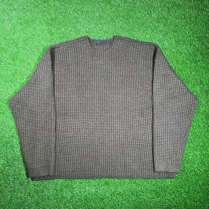 Essentials FOG Fear of God Brown Knit Sweater Size Small NEW x15953