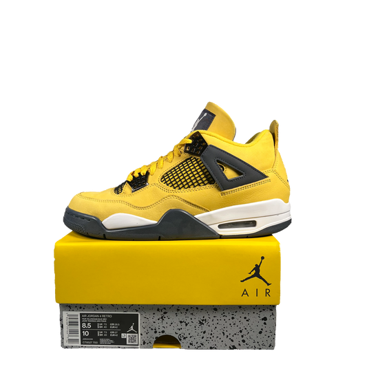 Jordan 4 Lightning (2021) Size 8.5 USED s21091