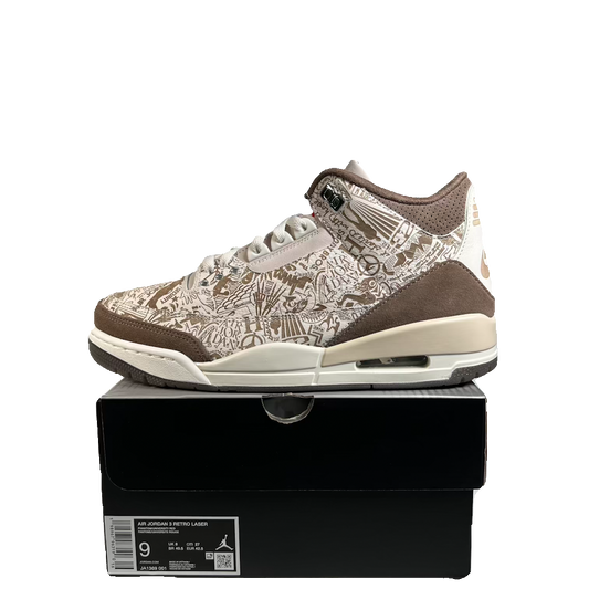 Jordan 3 Laser Palomono (2026) Size 9 NEW s23728