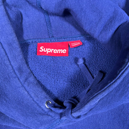 Supreme Collegiate Acronym Dark Royal Hoodie Size XL USED x15871