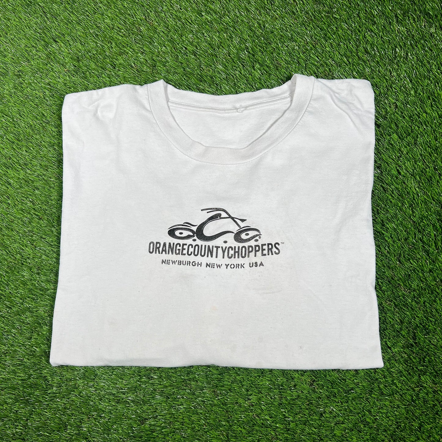 Y2K Orange County Choppers White Longsleeve Size XL USED v17346