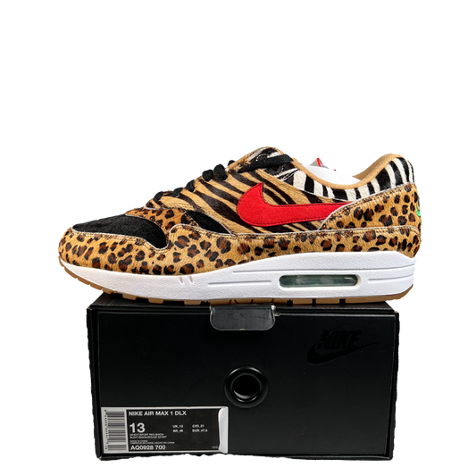 Nike Air Max 1 Atmos Animal Pack 2.0 (Black Box) (2018) Size 13 NEW s22006