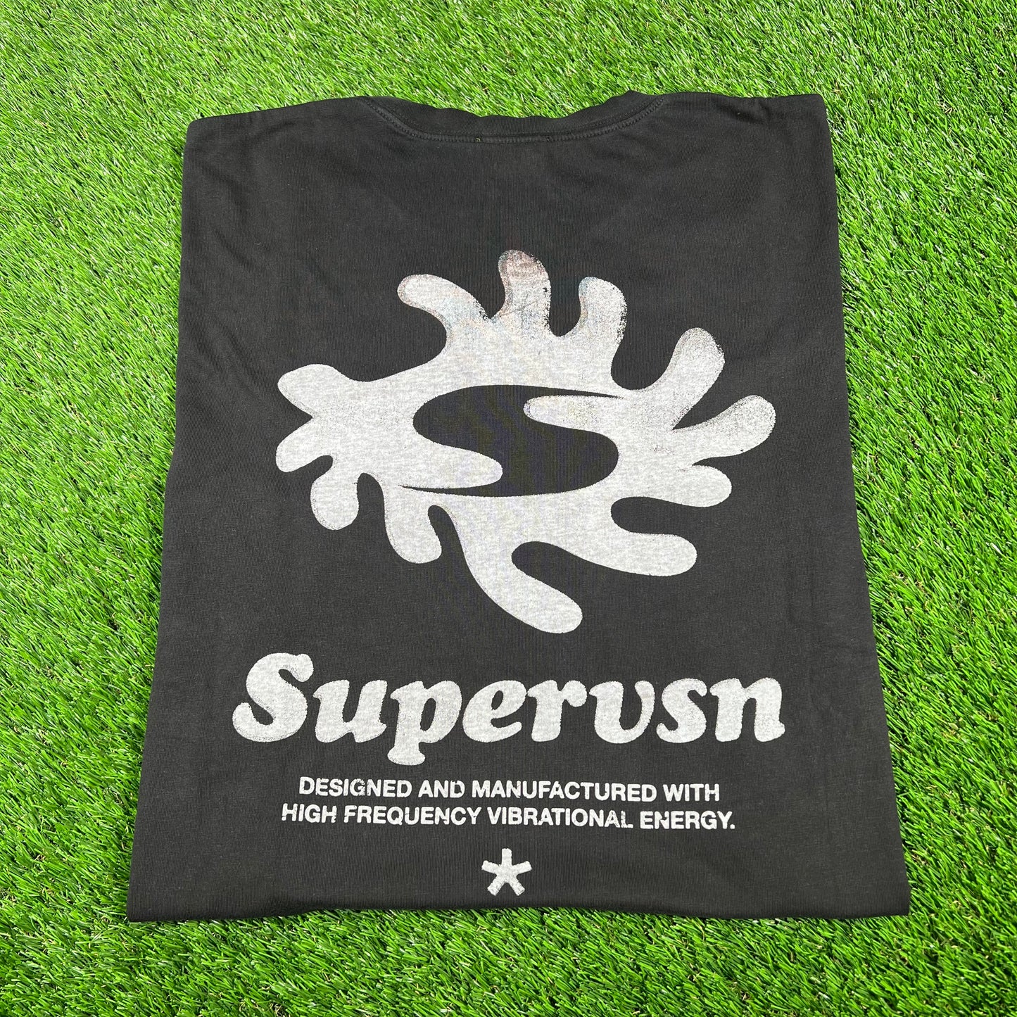 Supervsn High Frequency Black Tee Size XL USED x14704