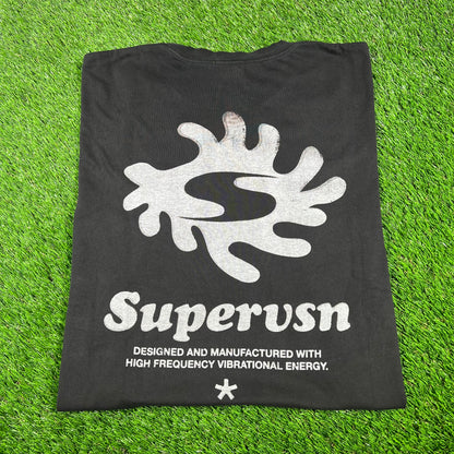 Supervsn High Frequency Black Tee Size XL USED x14704