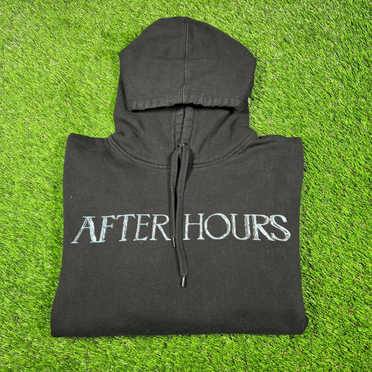 The Weekend Black After Hours XO Logo Hoodie Size Medium USED v16917