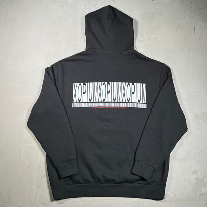 The Weeknd Playboi Carti Hurry Up Tomorrow Black Hoodie Size Large USED x18284