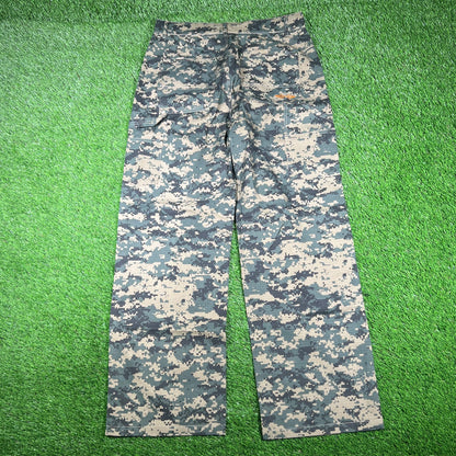 HMDD Double Knee Digi Camo Military Camo Pants Size Medium USED x15053