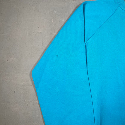 1990s San Jose Sharks Blue Crewneck Size Large USED v19124