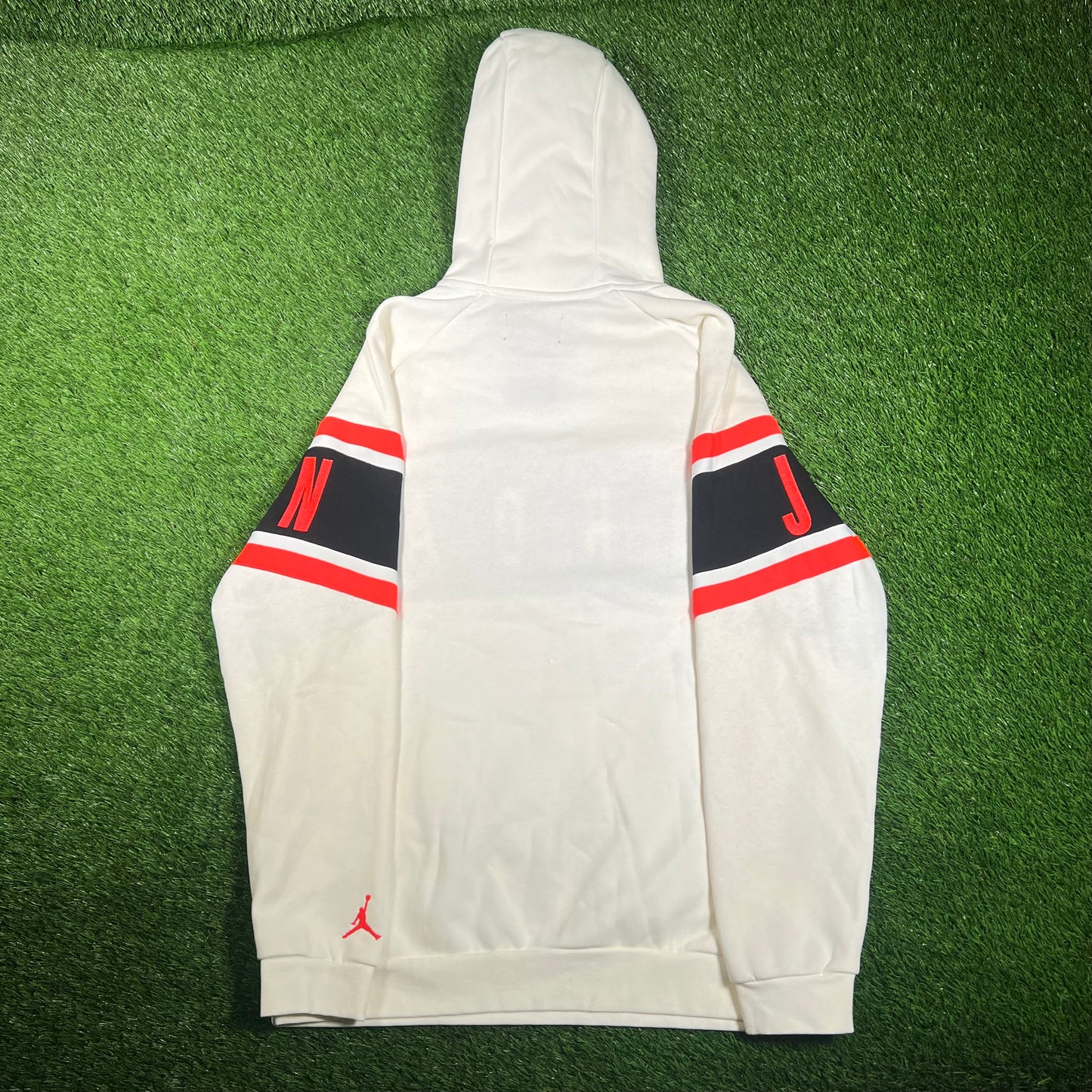 Air Jordan White Logo Hoodie Size XL NEW v17921