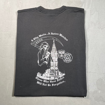 2002 Centurions Motorcycle Club Black Tee Size XL USED v19445
