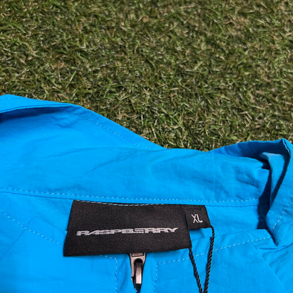 GV Gallery R Sport Bermuda Blue Track Jacket Size XL NEW x13965
