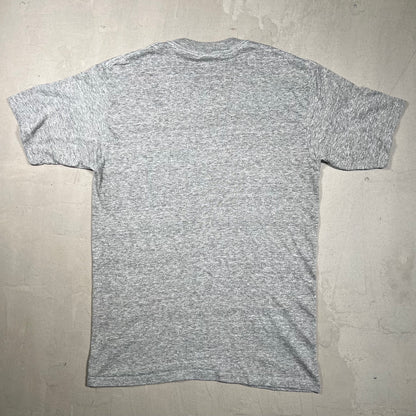 1980s Harvard Heather Grey Tee Size XL USED v16864