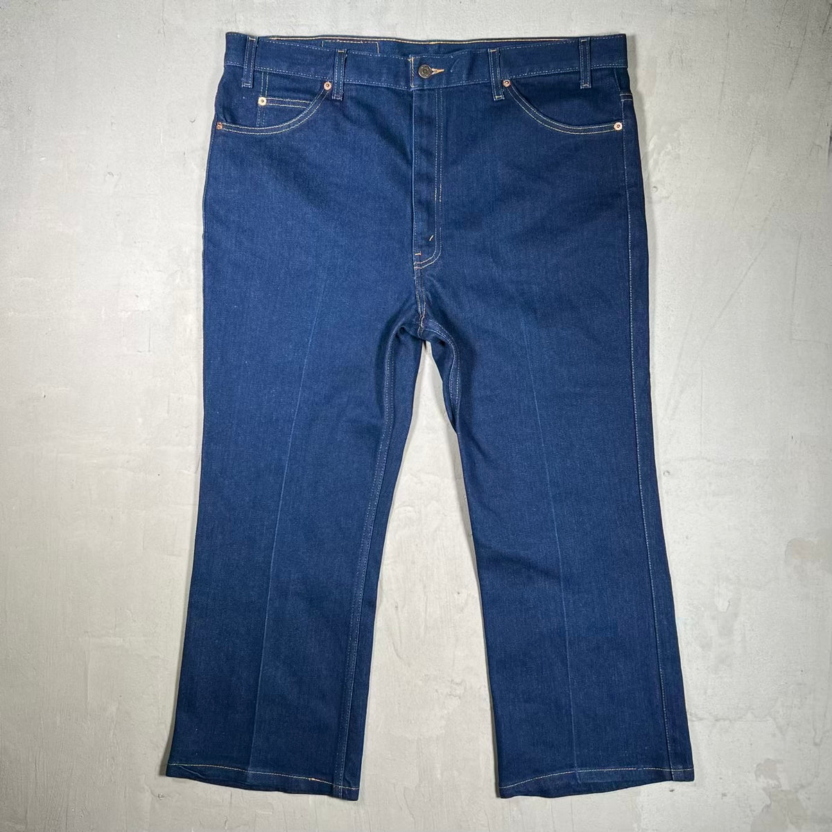 1990s Levis 517 Gold Tab Bootcut Blue Jeans Size 42x30 USED v20197