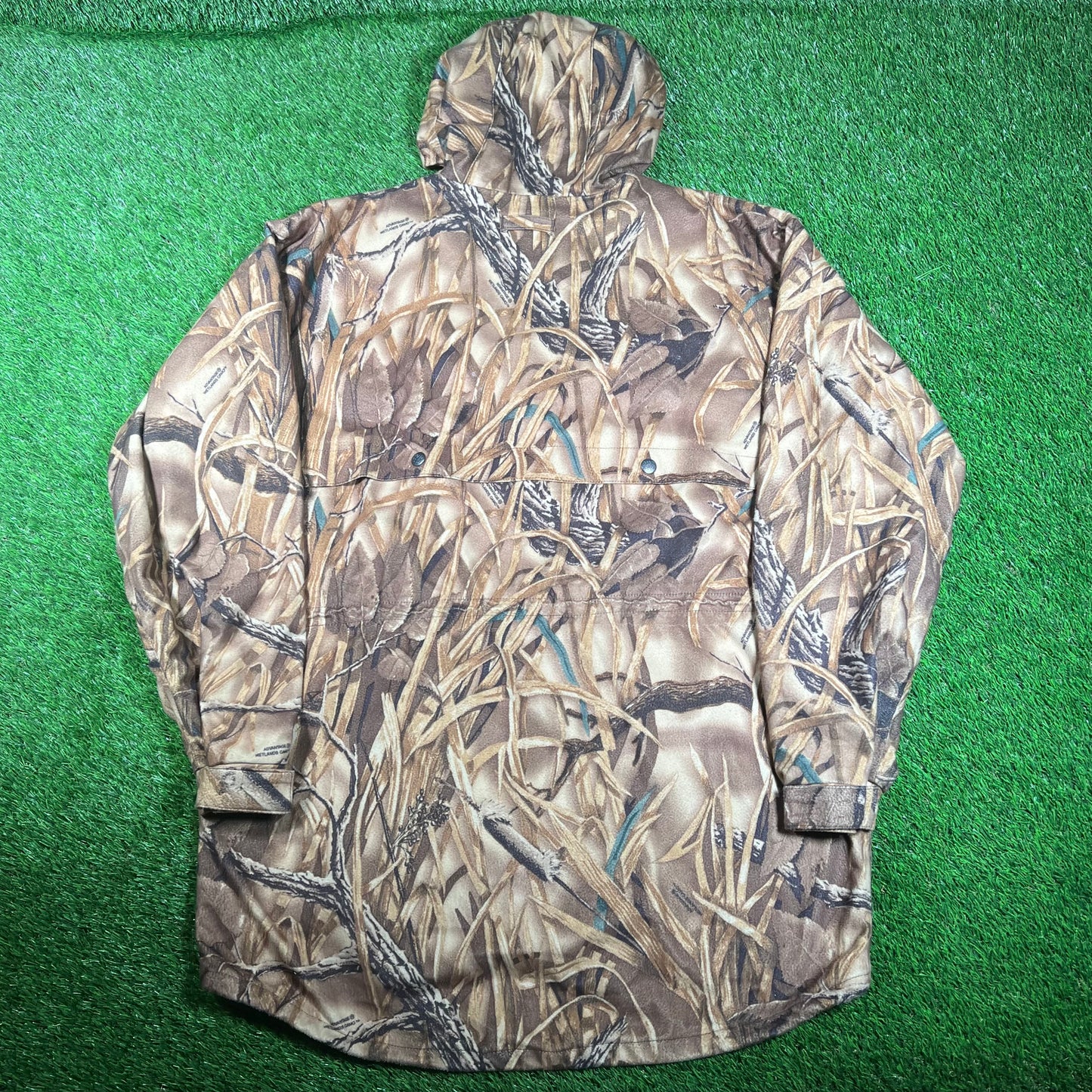 1990s Real Tree Fleece Field Jacket Size XL USED v18002
