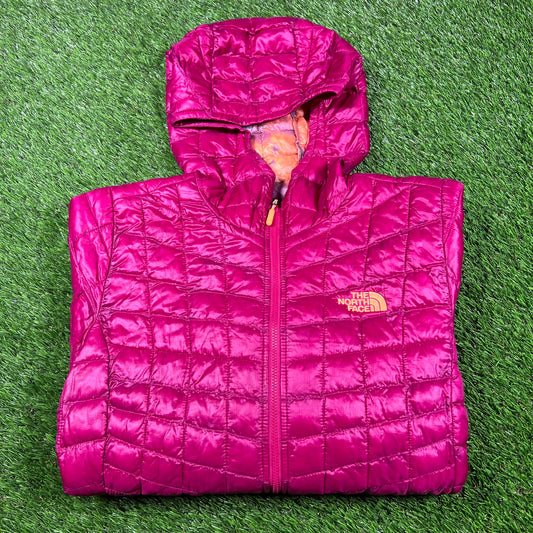 Women's North Face Purple Jacket Size Medium USED v16881